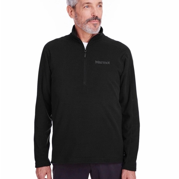 Marmot Other - Marmot Men's Black fleece quarter zip Jacket